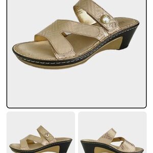 Alegria Lottie 38 Gold Women's Sandals